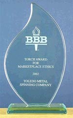 Better Business Bureau award