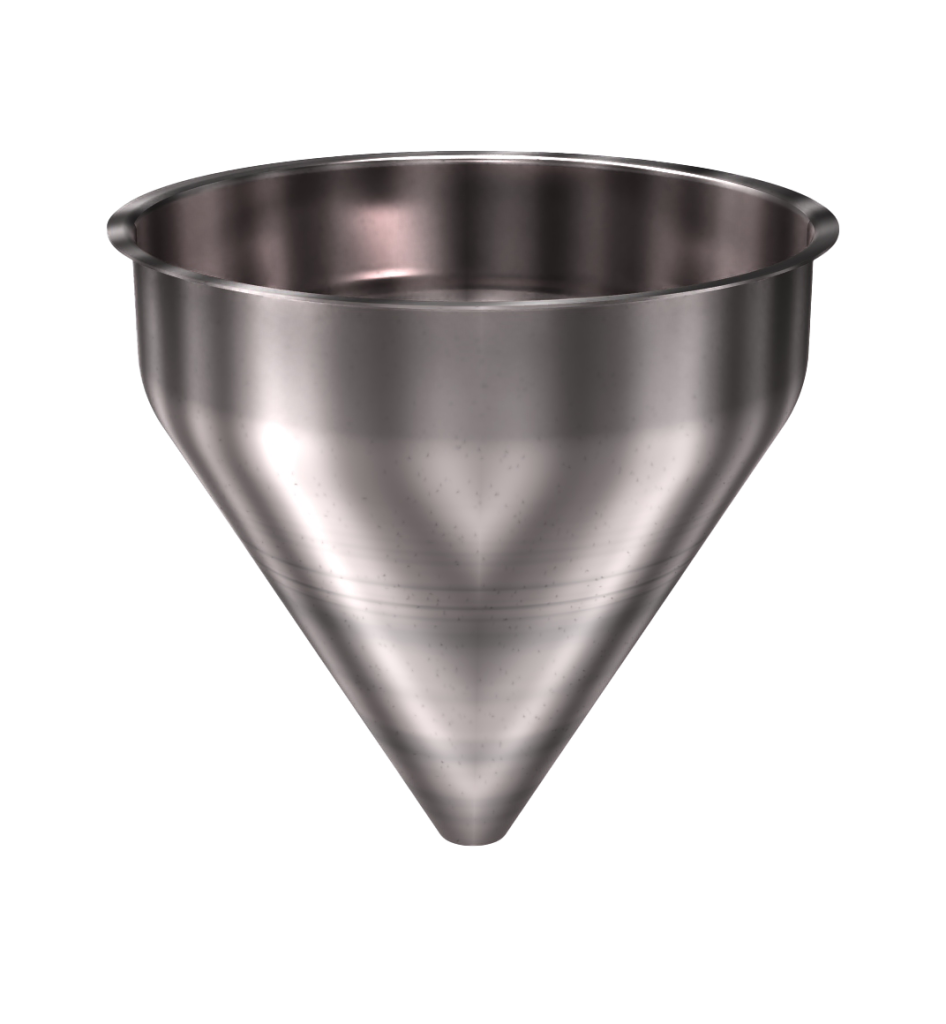 316 Stainless Steel Funnel 7.36 gallons, 16" ID x 16.25" OAH