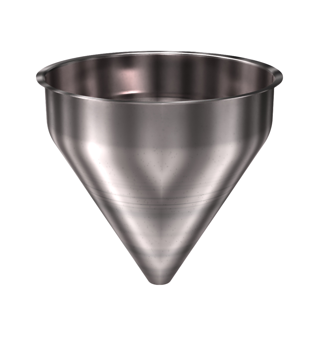 316 Stainless Steel Funnel 7.36 gallons, 16" ID x 16.25" OAH
