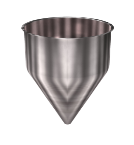 304 Stainless Steel Funnel 20.45 gallons, 19.93" ID x 25.50" OAH