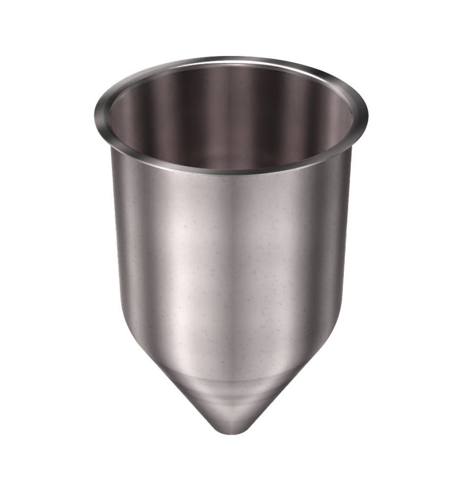 304 Stainless Steel Funnel 3.01 gallons, 8.85" ID x 15" OAH
