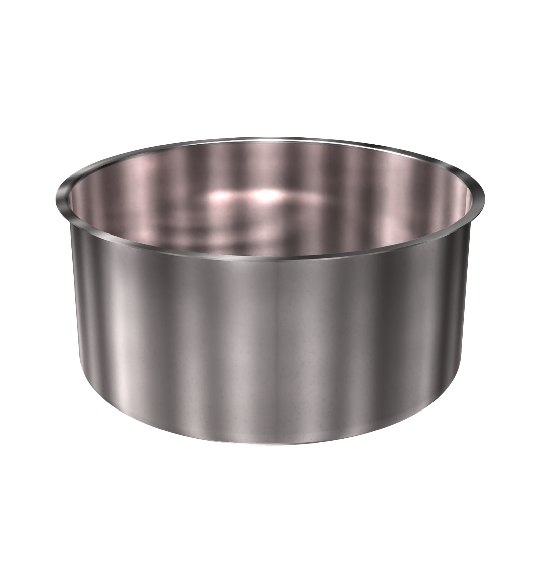 304 Stainless Steel Cup 14.54 Gallon 21.09" ID 10"