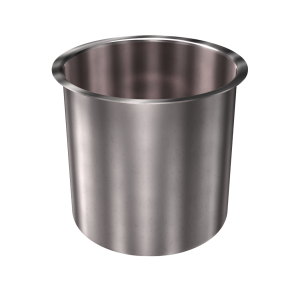 316 Stainless Steel Cup 0.89 Gallon 8.85" ID 9.13" OAH