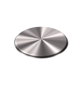 304 Stainless Steel Lid With Beaded Lip 13.13" ID x 0.53" OAH