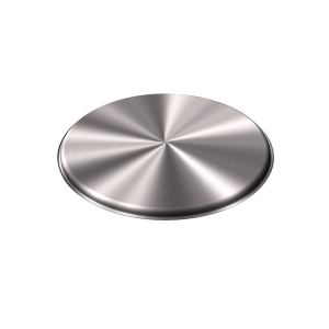 304 Stainless Steel Lid With Beaded Lip 13.13" ID x 0.53" OAH