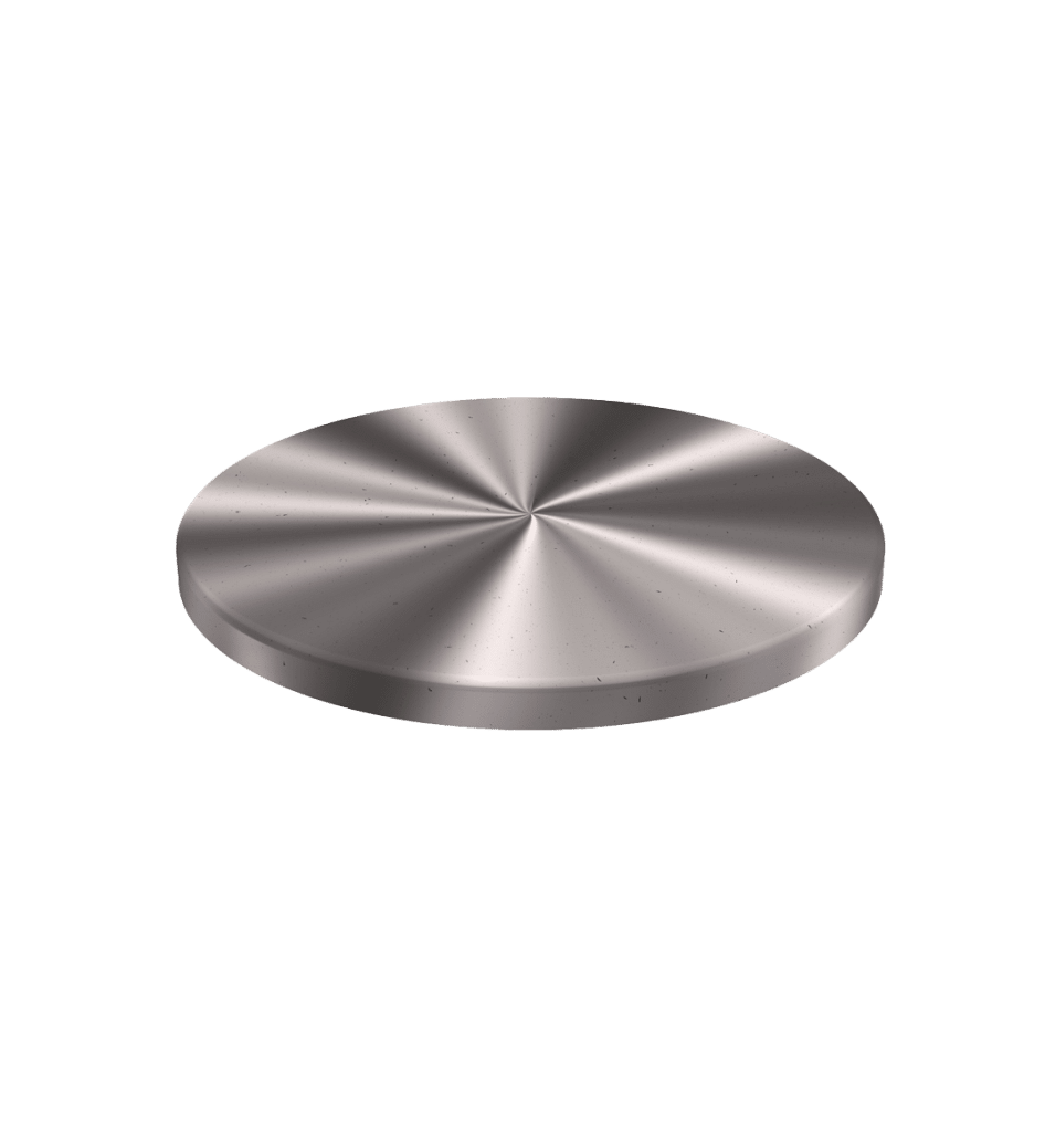 304 Stainless Steel Lid 7.77'' ID x 0.5'' OAH