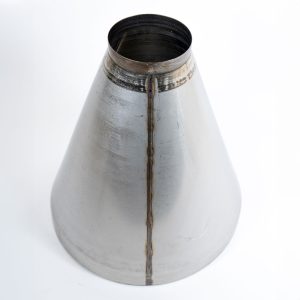 Welded Steel Cone with Outlet