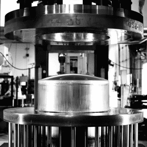 deep drawn metal dome