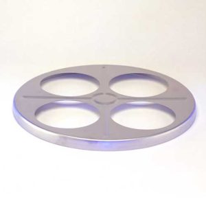 stamping, laser cut holes