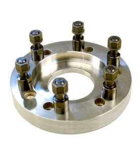 Machined application with bolts