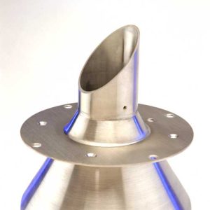 custom sanitary funnel with fittings