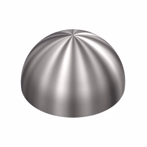 Spun Metal Hemispheres 18.95" ID, Depth: 9.47"