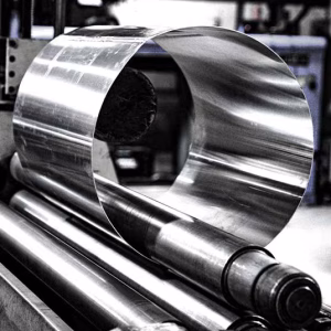 Rolling a stainless steel cylinder